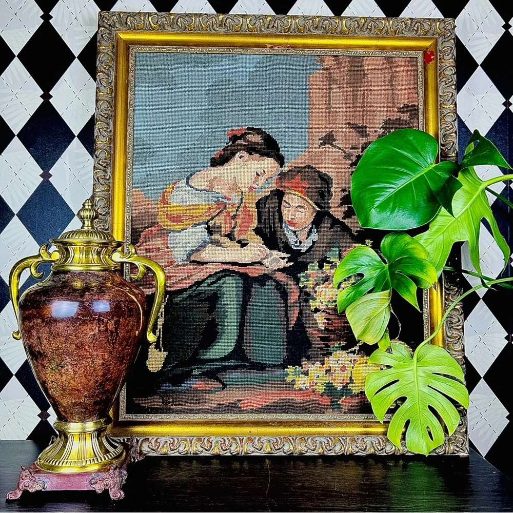 Neoclassical Gilt Metal Urn Pair Mid Century Modern‎ Hollywood Regency Luxury - Picture 7 of 16